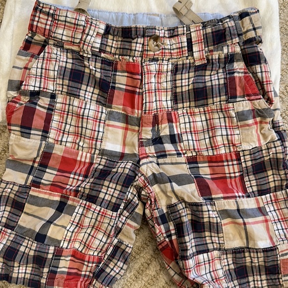 Boys Janie & Jack cute summer bundle 4T swimsuit, tees, and madras shorts Preppy - Picture 2 of 7